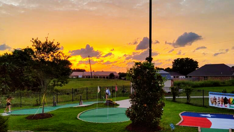 Sunset Over the Course